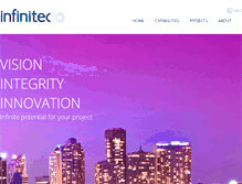 Tablet Screenshot of infinitec.com.au