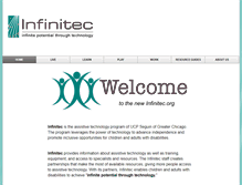 Tablet Screenshot of infinitec.org